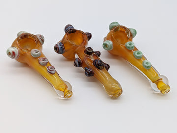 4.5" Lined Artistic Spoon with Marble
