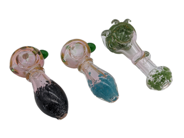 4" Frit Gold Fumed Spoon