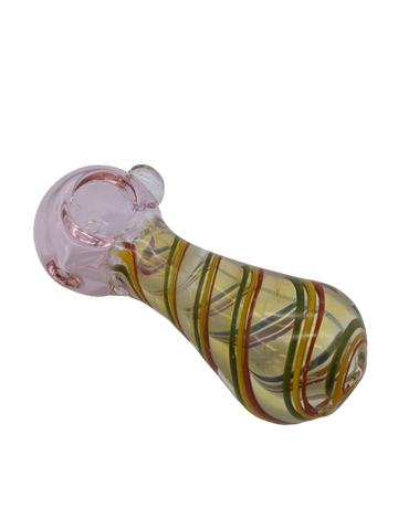3.5" Inside Rasta Swirl Spoon