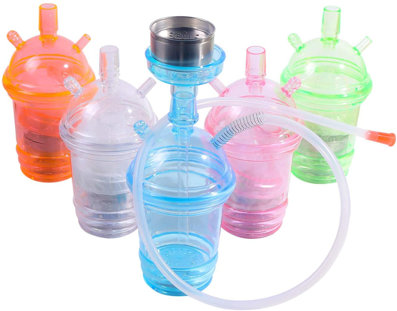 The Downy: 10 Single Hose Portable Cup Hookah