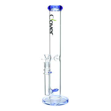 15.5" CLOVER Straight Shooter with Inline Perc & Ice Catcher Water Pipe (WPA-245)