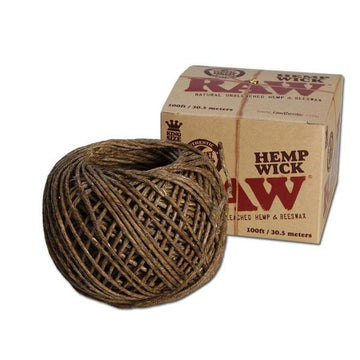 RAW Hemp Wick 100ft (MSRP: $15.99)