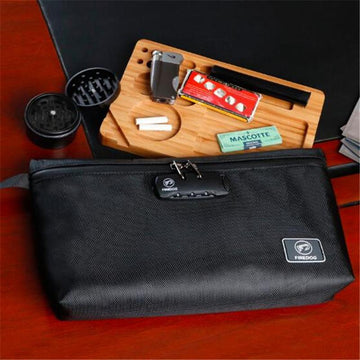 Large Smell Proof Storage Bag with Combination Lock and Hand Strap (MSRP: $19.99)