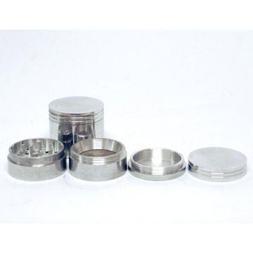 32mm 4 Part Silver Grinder