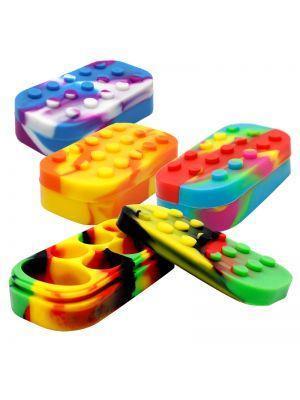 34mL Lego Style 7 Chamber Silicone Storage