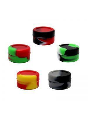 3ml Marbled Silicon Jar - Skokie Cash & Carry