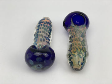 4" Cobalt Bowl Fumed Spoon - Skokie Cash & Carry