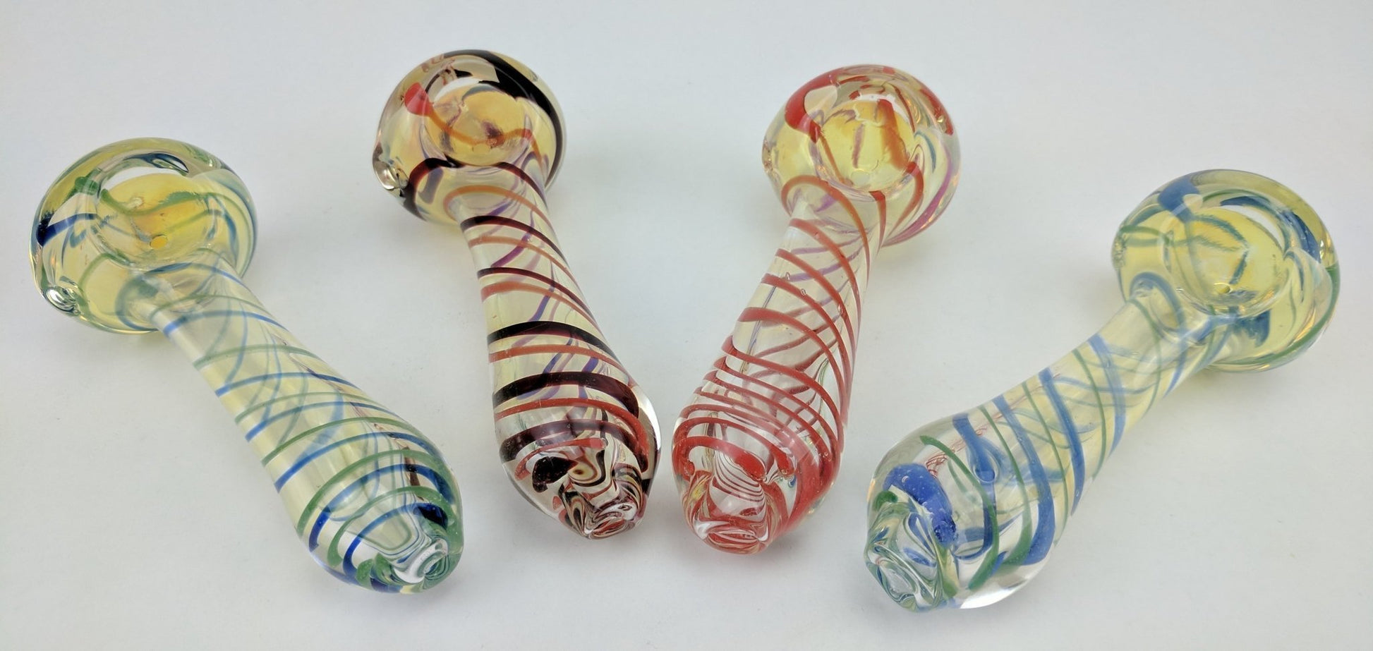 4.5" Spiral Silver Fumed Spoon - Skokie Cash & Carry