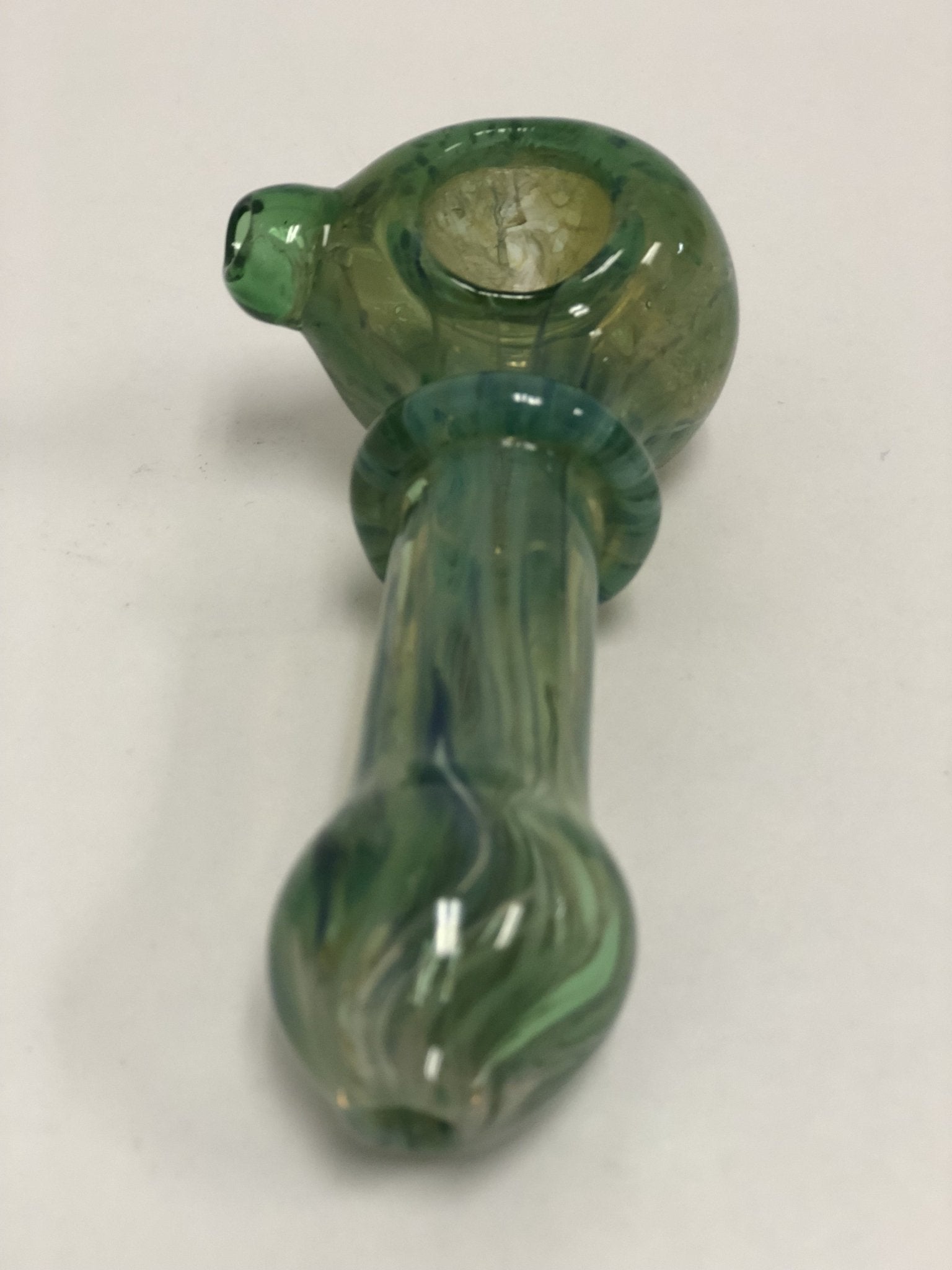 4.5" Transparent Green Spoon - Skokie Cash & Carry