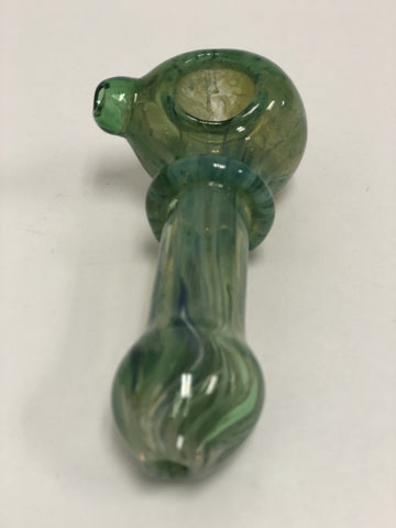 4.5" Transparent Green Spoon - Skokie Cash & Carry