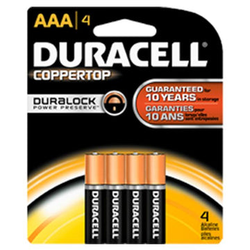 Duracell CopperTop AAA 4pk Blister - 18ct