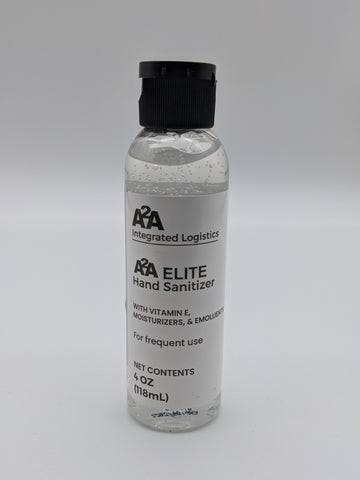 A2A 70% Alcohol Hand Sanitizer Gel - 4oz - 48 BOTTLE CASE