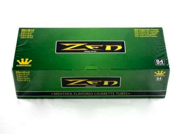 Zen Menthol King Size Tubes