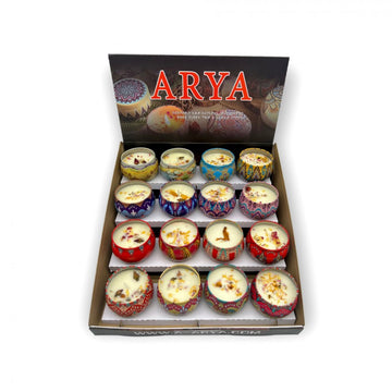 Arya Smoke Odor Exterminator Candle 4.4oz - 16ct Display