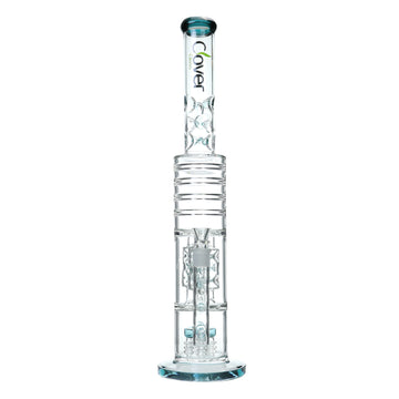 22" CLOVER Bottom & Middle Perc Ice Catcher Water Pipe (WPA-234)