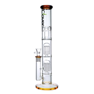 16" CLOVER Straight Shooter Triple Perc Water Pipe (WPA-77)