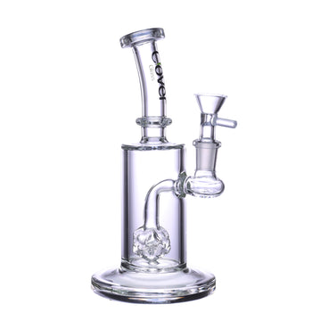 9" CLOVER UV Reactive Cube Perc Water Pipe (WPE-404)