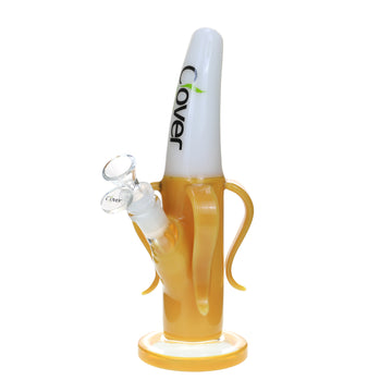 9" CLOVER Banana Style Water Pipe (WPD-230)