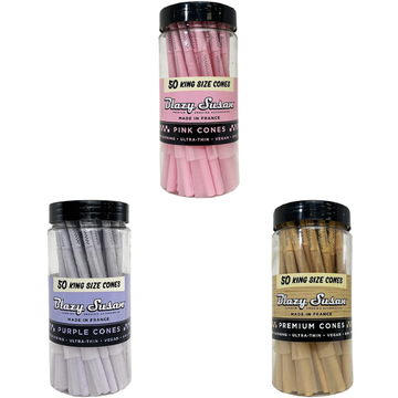 Blazy Susan King Size Cones - 50ct Jar