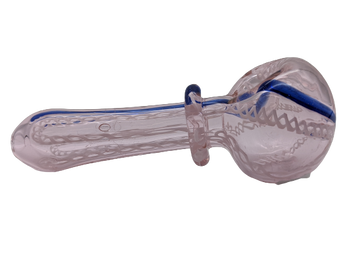 4" Rim Net Design Pink Hand Pipe