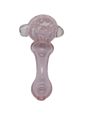 5" Spiral Net Head Pink Pipe