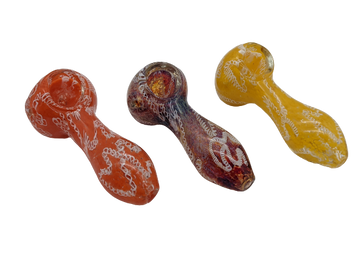4.5" Heavy Frit Lattice Hand Pipe