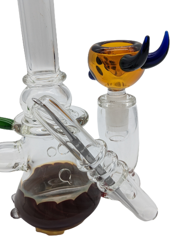 8" Ray Gun Style Water Pipe Dab Rig