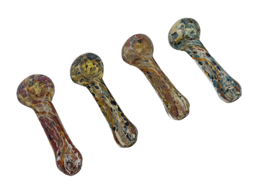 4" Frit Dusted Lined Hand Pipe