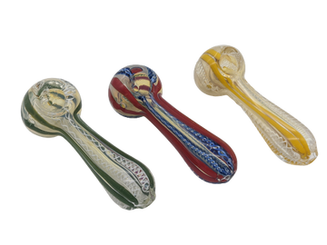 4" Lattice Net Design Hand Pipe