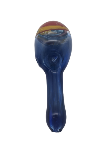 5" Color Tube Maraca Design Wig Wag Head Hand Pipe