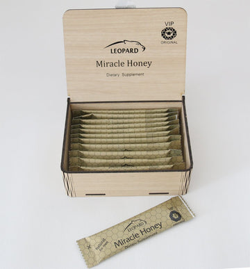 Leopard Miracle Honey 15g - 12ct