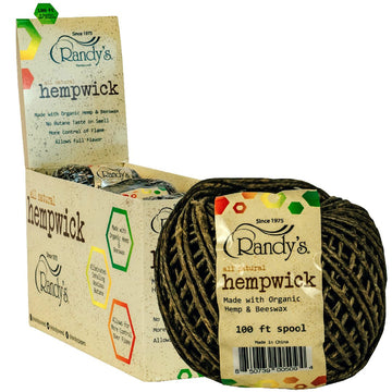 Randy's Hemp Wick - 100ft - 6ct