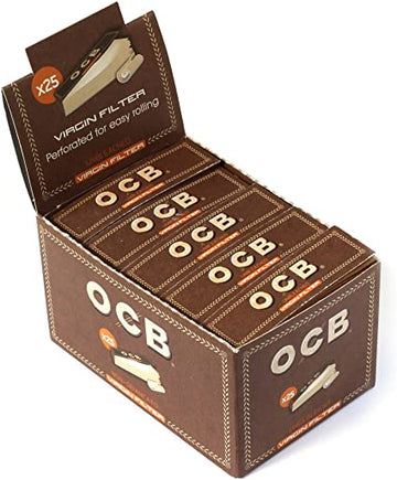 OCB Flat Paper 50ct Tips - 25ct Display