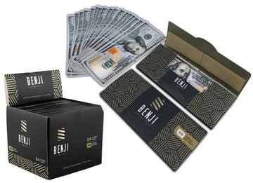 Benji $100 Rolling Paper with tips - 24ct - Skokie Cash & Carry