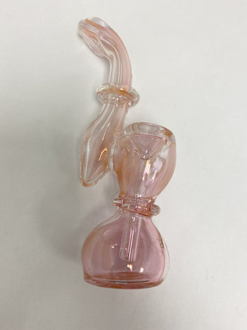 6" Gold Fumed Bubbler