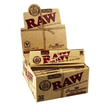 Raw Connoisseur Organic King Size Paper w/tips