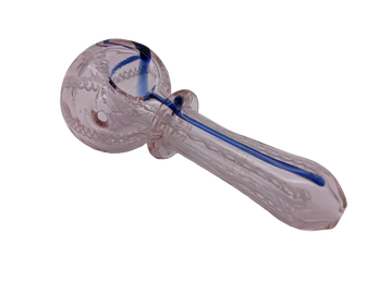 4" Rim Net Design Pink Hand Pipe