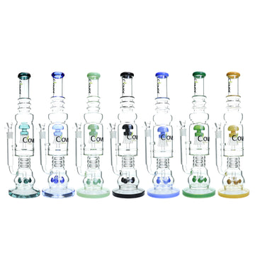 19" CLOVER Middle Jelly Fish Water Pipe (WPA-96)