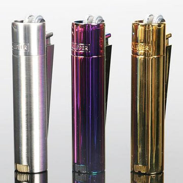 Clipper Full Metal Body Lighters 12ct