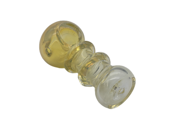 4.5" Silver Fumed 2 Ring Hand Pipe