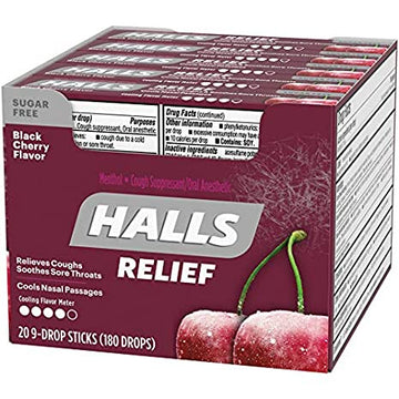 Halls Sugar-Free Black Cherry 20ct
