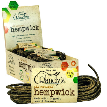 Randy's Hemp Wick - 12.5ft - 20ct