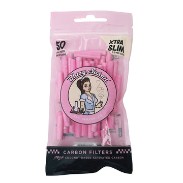 Blazy Susan Activated Carbon Filter Tips 50ct Bag