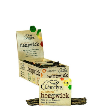 Randy's Hemp Wick - 4ft - 40ct