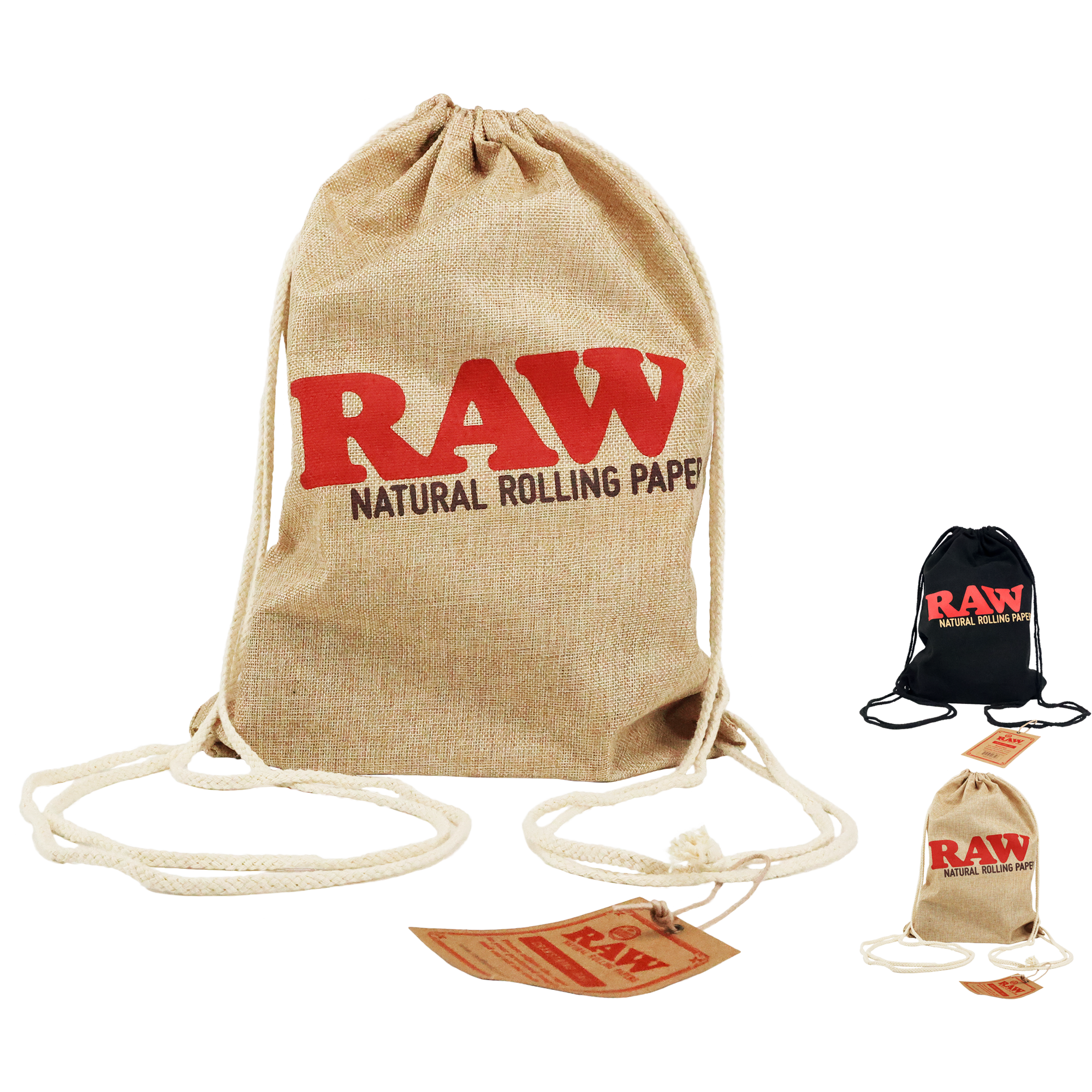RAW Drawstring Bag (MSRP: $9.99)