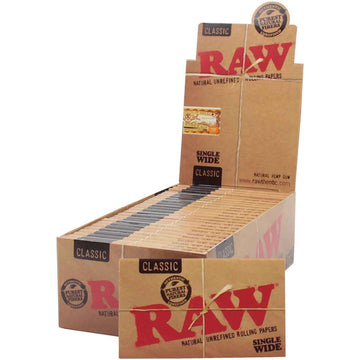 RAW Classic Single Wide Rolling Papers