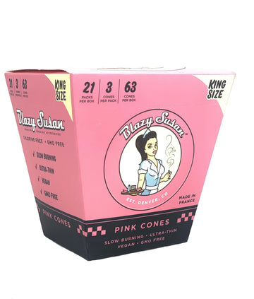 Blazy Susan Pink Cones- 21ct Display
