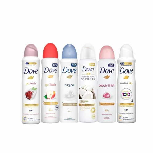 DOVE Women  Body Spray - 6pk