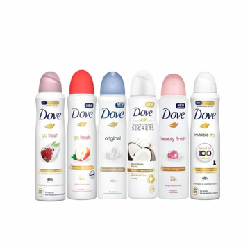 DOVE Women  Body Spray - 6pk