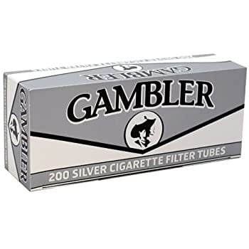 Gambler Silver King Size Filter Cigarette Tubes - 5pk